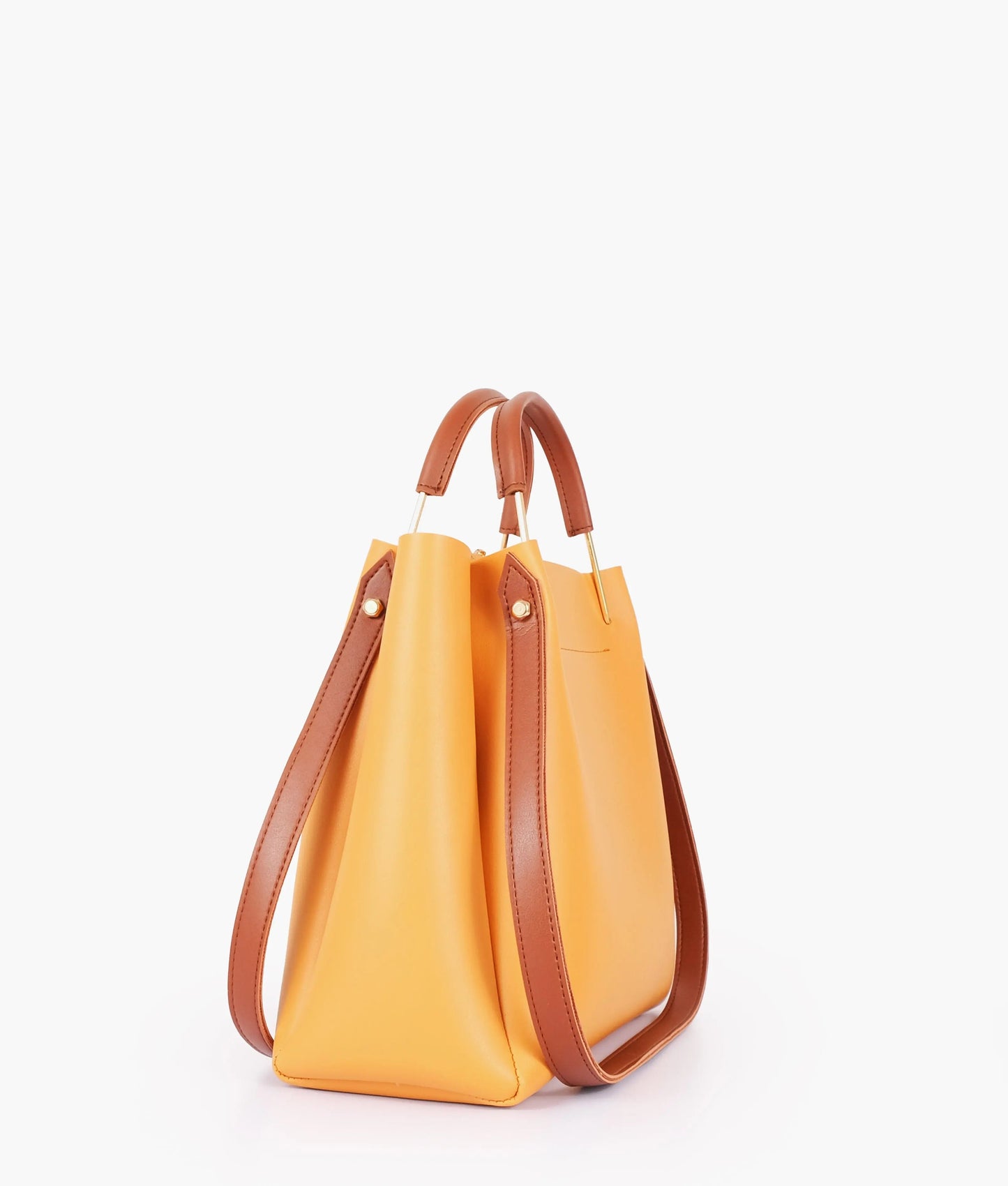 Yellow 2 in 1 Ladies Tote Bag 8850-12 GALAXY BAGS