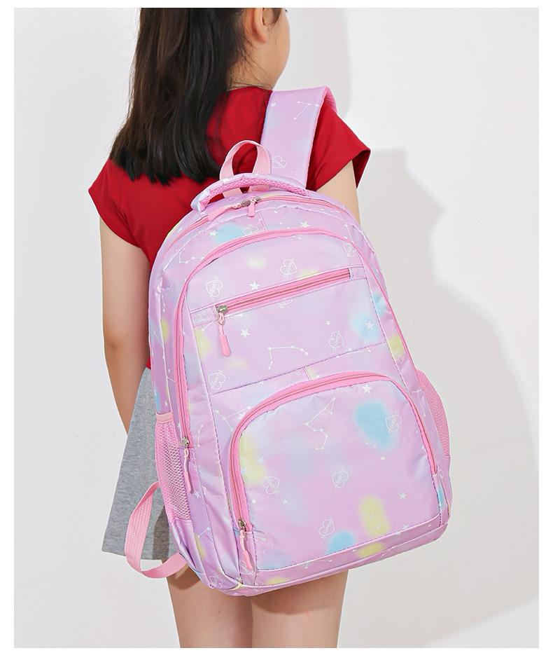 Purple School Bag For Kids 4227 GALAXY BAGS