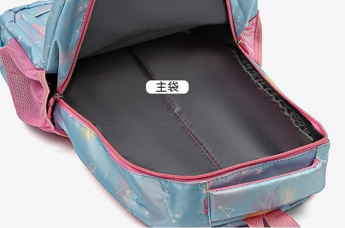 Purple School Bag For Kids 4227 GALAXY BAGS