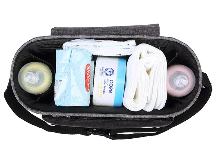Grey Diaper Bag, Baby bag, Nappy Changing Bag 4183 GALAXY BAGS