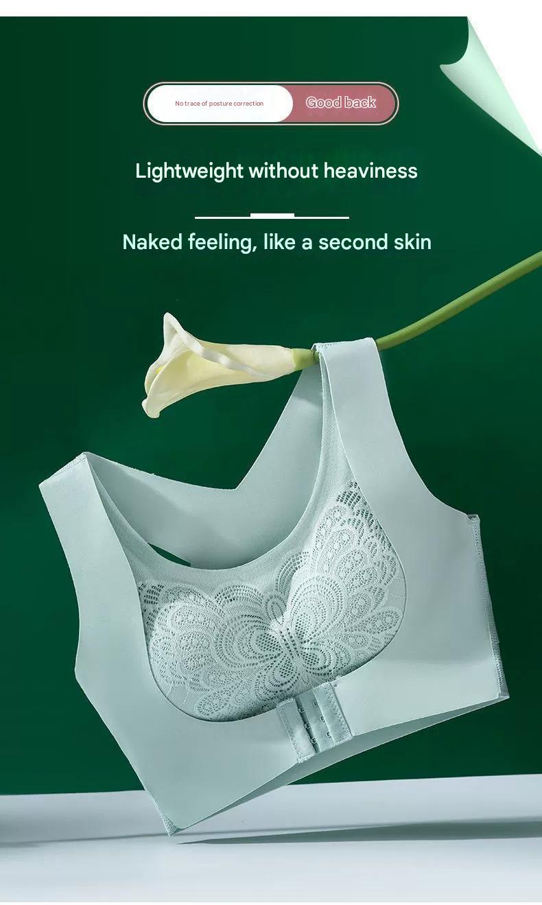 Women's small breasts gathered, anti-sagging, no underwire, back Jiamei back bra, hunched back adjustment bra 7069