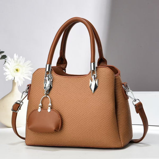 Handbag with KeyChain– Stylish Shoulder & Crossbody Bag for Women 9902-8