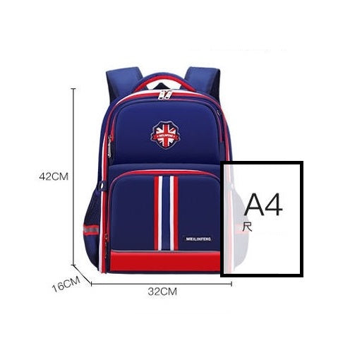 Stylish Blue Student School Bag for Kids - Model 4169 GALAXY BAGS