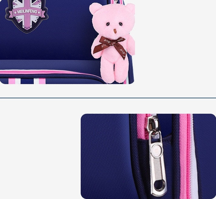 Stylish Blue Student School Bag for Kids - Model 4169 GALAXY BAGS
