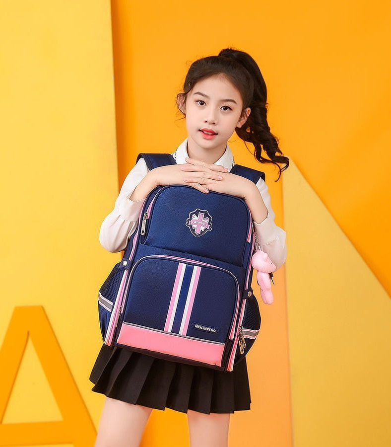 Stylish Blue Student School Bag for Kids - Model 4169 GALAXY BAGS