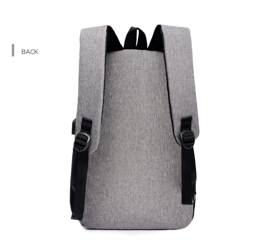 Grey 3 in 1 Laptop Backpack For Men & Women Without USB Port 2003 GALAXY BAGS