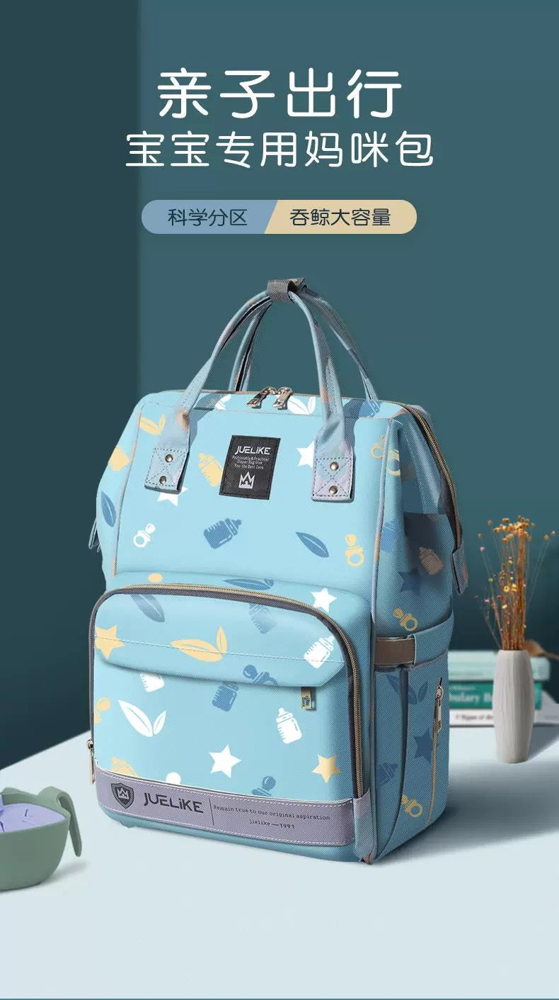 Harry Baby Diaper Bag – Cute Print | Multi-Compartment Baby Backpack HD003