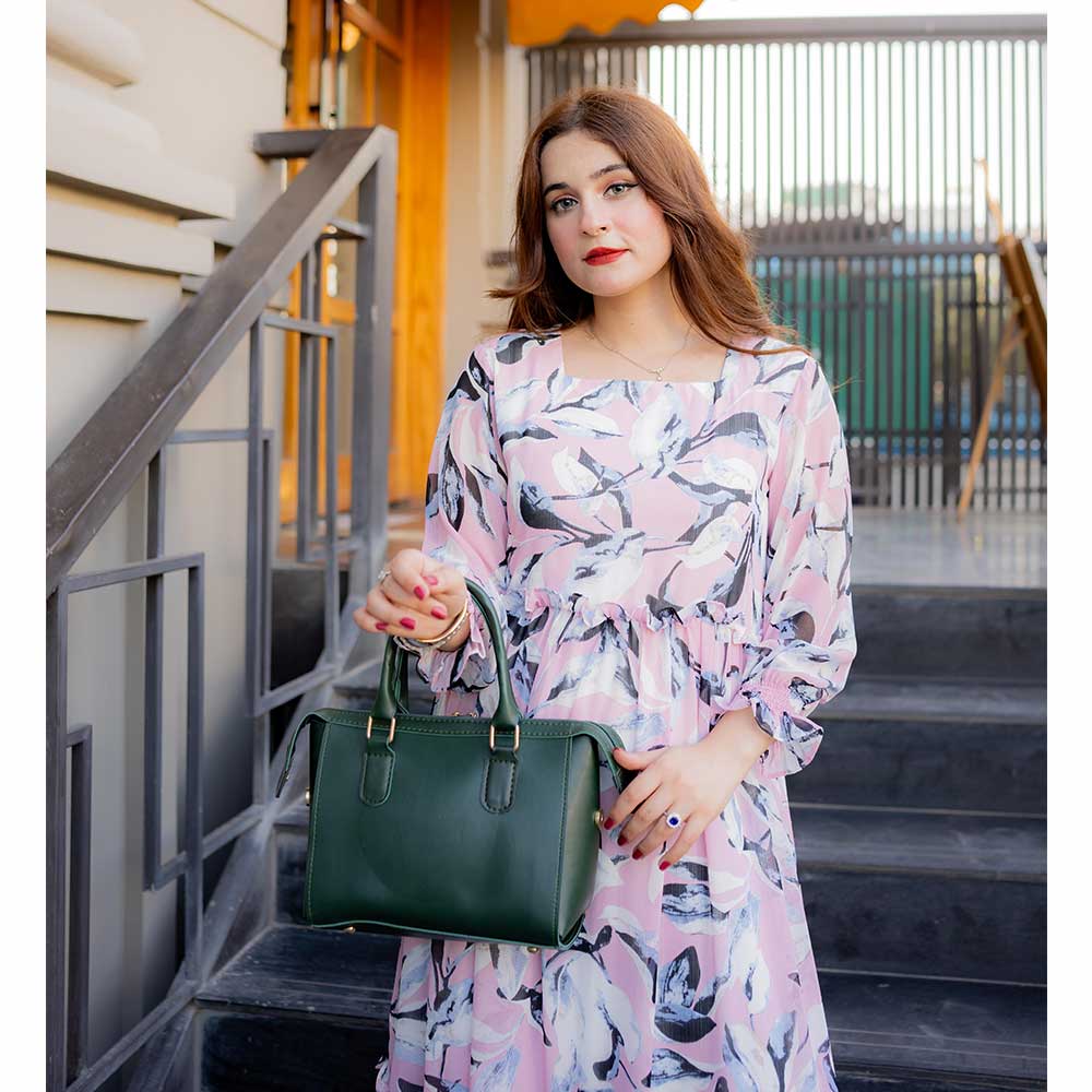Yellow Handbag For Girls 609 GALAXY BAGS