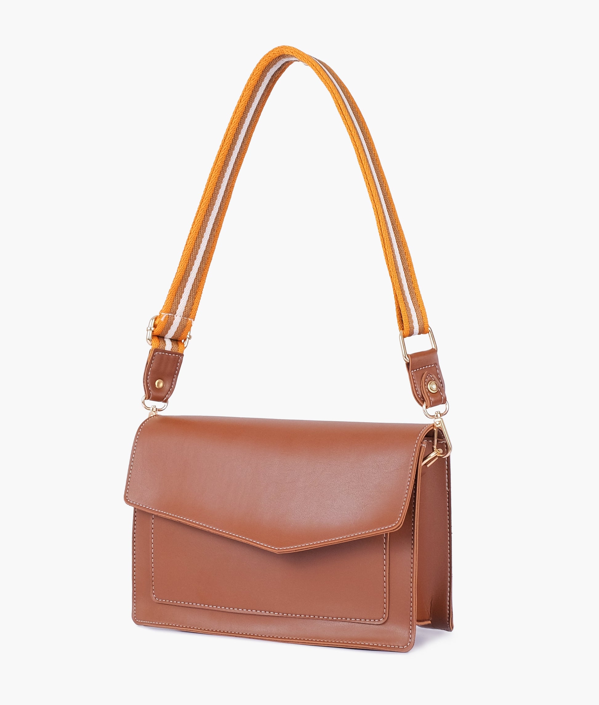Brown Ladies Crossbody Bag 601 GALAXY BAGS