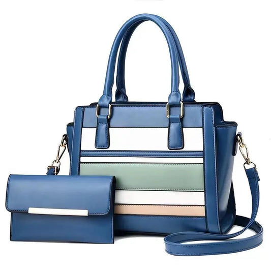 2 in 1 Blue Girls Handbag 8853-8 GALAXY BAGS