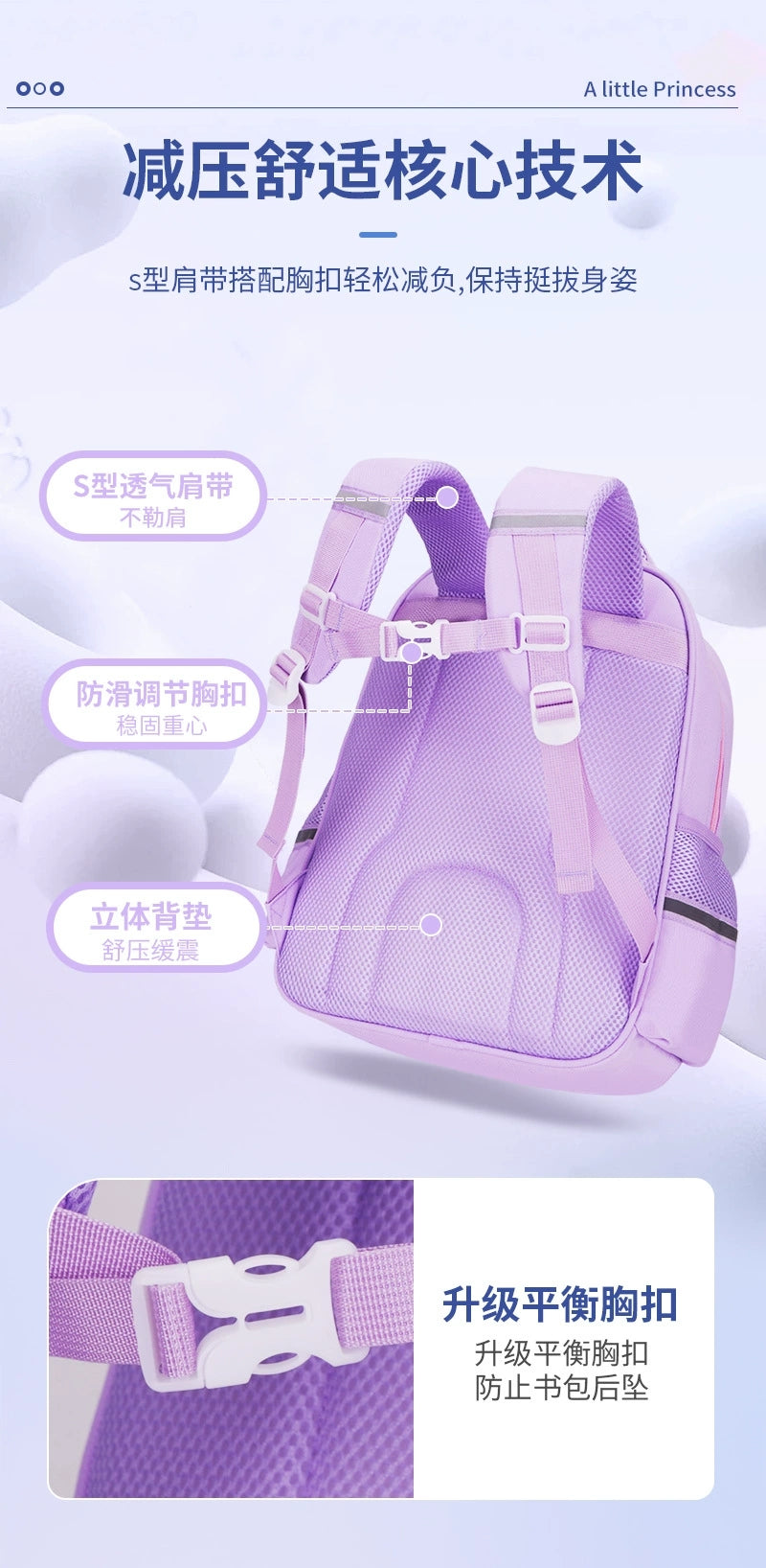 Kids Backpack for School – Durable & Spacious School Bag with Multiple Compartments ( Best For Playgroup to 3rd Class)