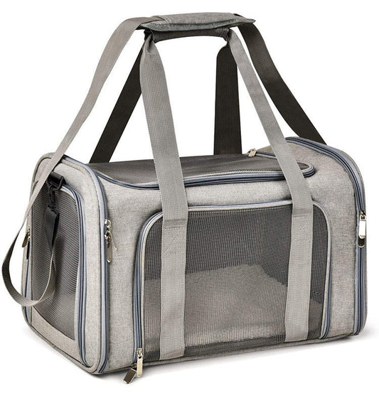 Pet Carrier Bag Soft Sided Portable Folding Airline Travel Approved Bag 1252 GALAXY BAGS