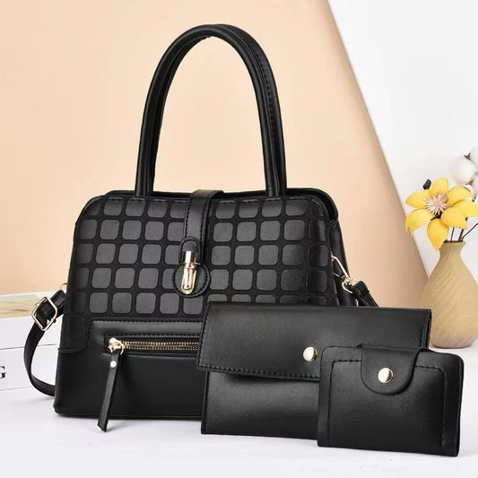 Black 3 in 1Handbag For Girls 207-7