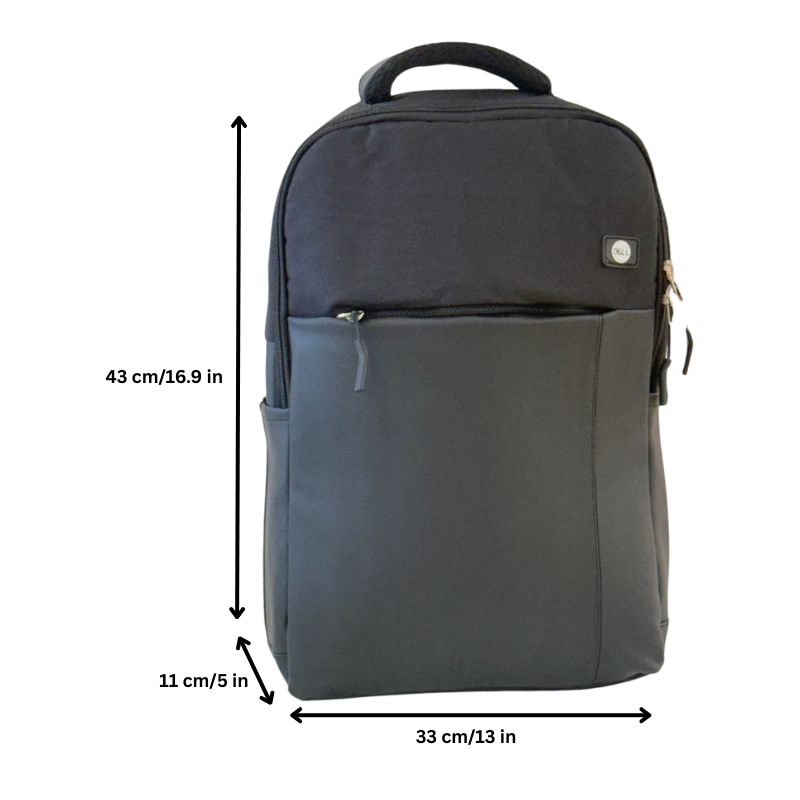 Dell Black and Grey Laptop Backpack – Sleek & Durable Design for Work and Travel 5157