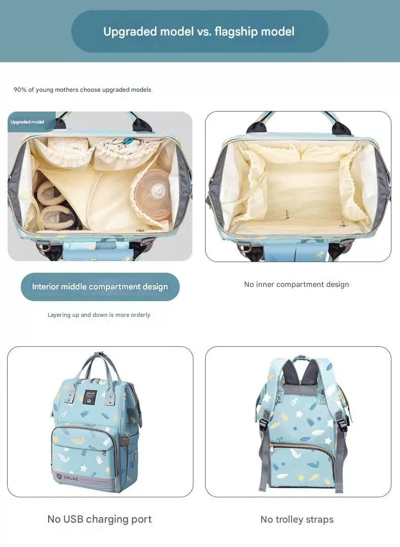 Mommy Bag Mom Mother and Baby Backpack Out 2025 New Fashion Handheld Shoulder Large Capacity Multi-functional