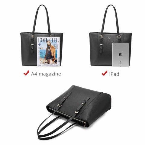 BLUE Laptop Handbag | Tote Bags | Laptop Briefcase | Laptop Bag 15.6-inch 107 GALAXY BAGS