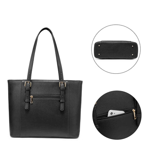 BLUE Laptop Handbag | Tote Bags | Laptop Briefcase | Laptop Bag 15.6-inch 107 GALAXY BAGS