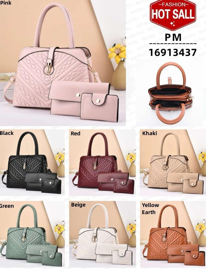 3pcs Set Girls Handbag 2060-1 GALAXY BAGS