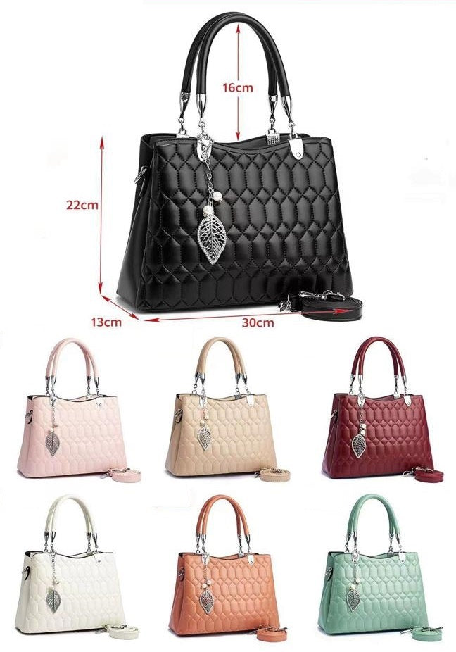 Black Exquisitely Hand-Embroidered Handbags for Girls 6690-8 GALAXY BAGS