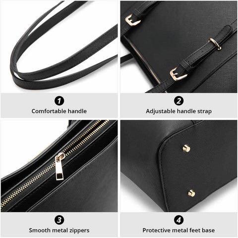 BLUE Laptop Handbag | Tote Bags | Laptop Briefcase | Laptop Bag 15.6-inch 107 GALAXY BAGS