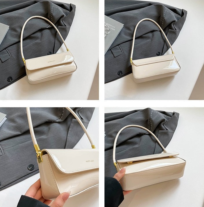 KEKEDOU & BAG Patent Leather Shoulder Bag – Elegant Mini Handbag for Women 2512