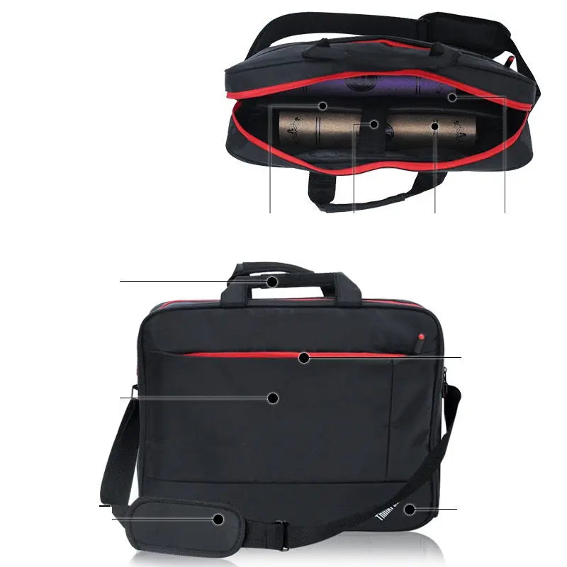 Black Thinkpad Laptop File Bag 4073 GALAXY BAGS