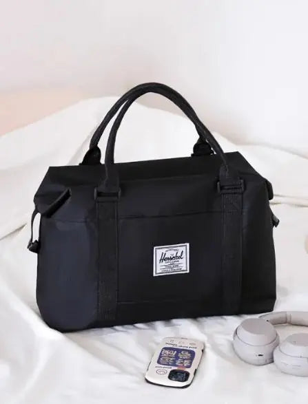 Black Travel Duffel Bag for Men & Women 4039 GALAXY BAGS
