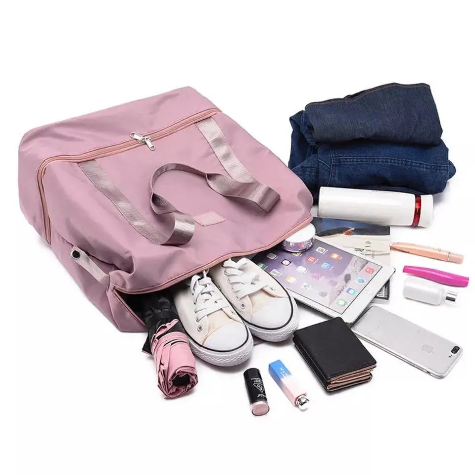 Black Travel Duffel Bag for Men & Women 4039 GALAXY BAGS
