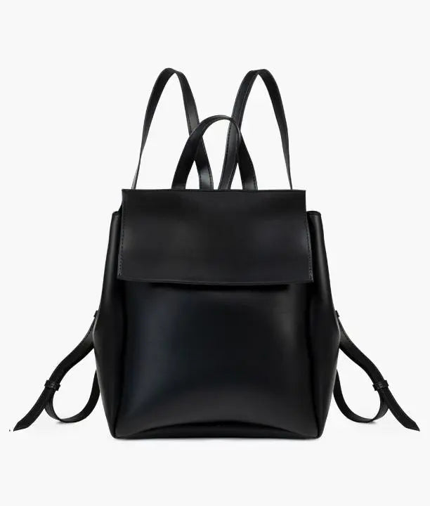 Black Women Leather Backpacks For women 557 GALAXY BAGS