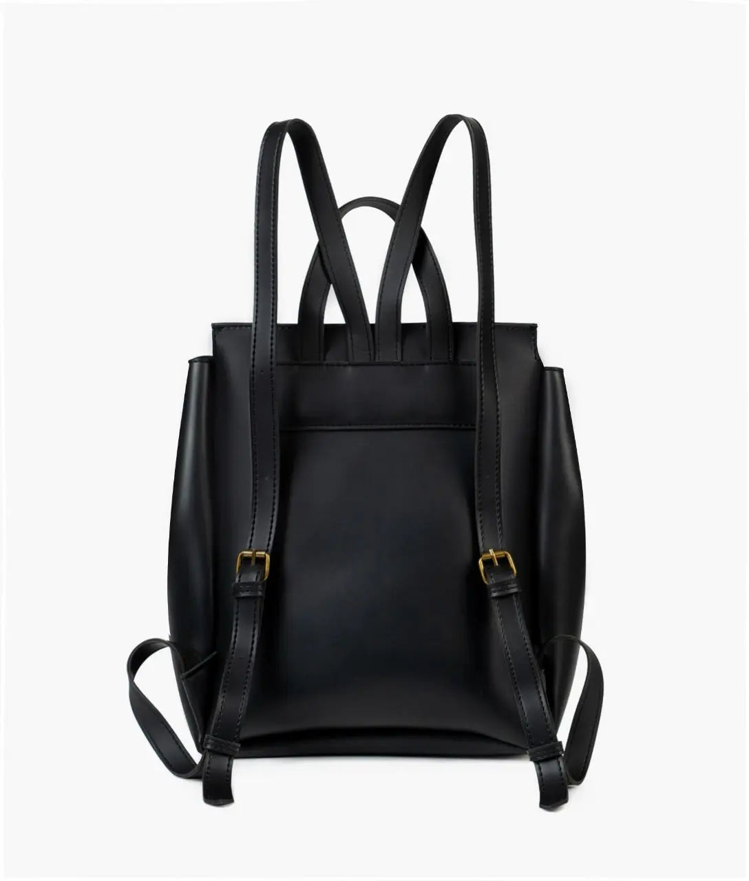 Black Women Leather Backpacks For women 557 GALAXY BAGS