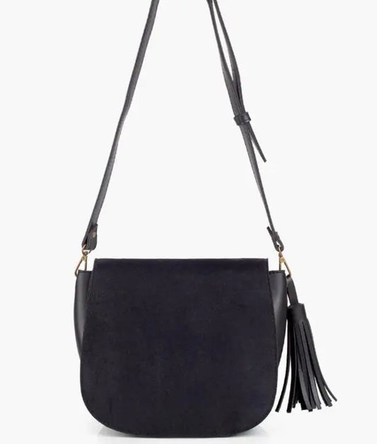 Black valvet  Handbag For Girls 607 GALAXY BAGS
