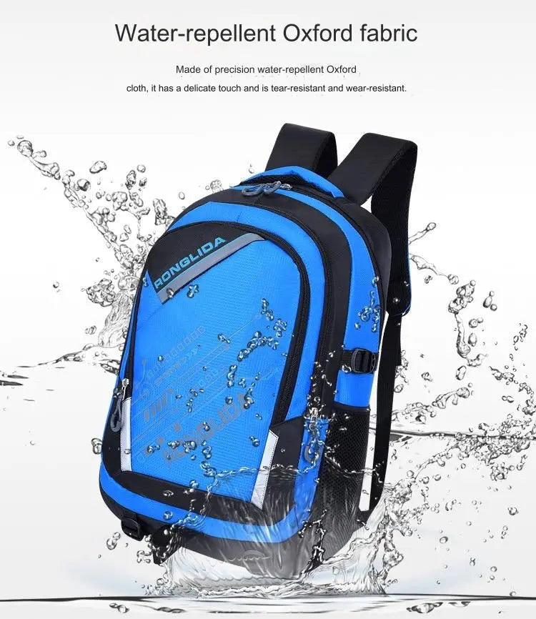 Blue School Bag for Childdren 4132 GALAXY BAGS