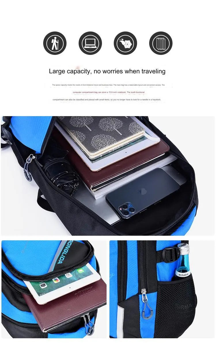 Blue School Bag for Childdren 4132 GALAXY BAGS