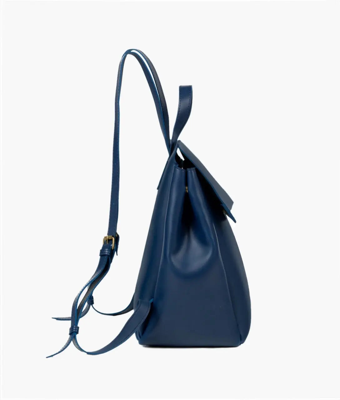 Blue Women Leather Backpacks 557 GALAXY BAGS