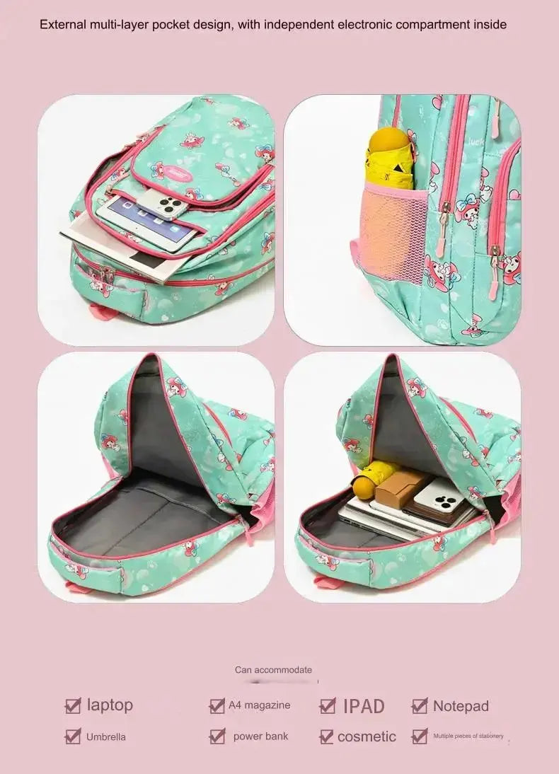 Blue Women everyday backpack 2006 GALAXY BAGS