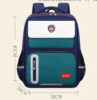 Blue & Pink Student School Bag For Kids 4155 GALAXY BAGS