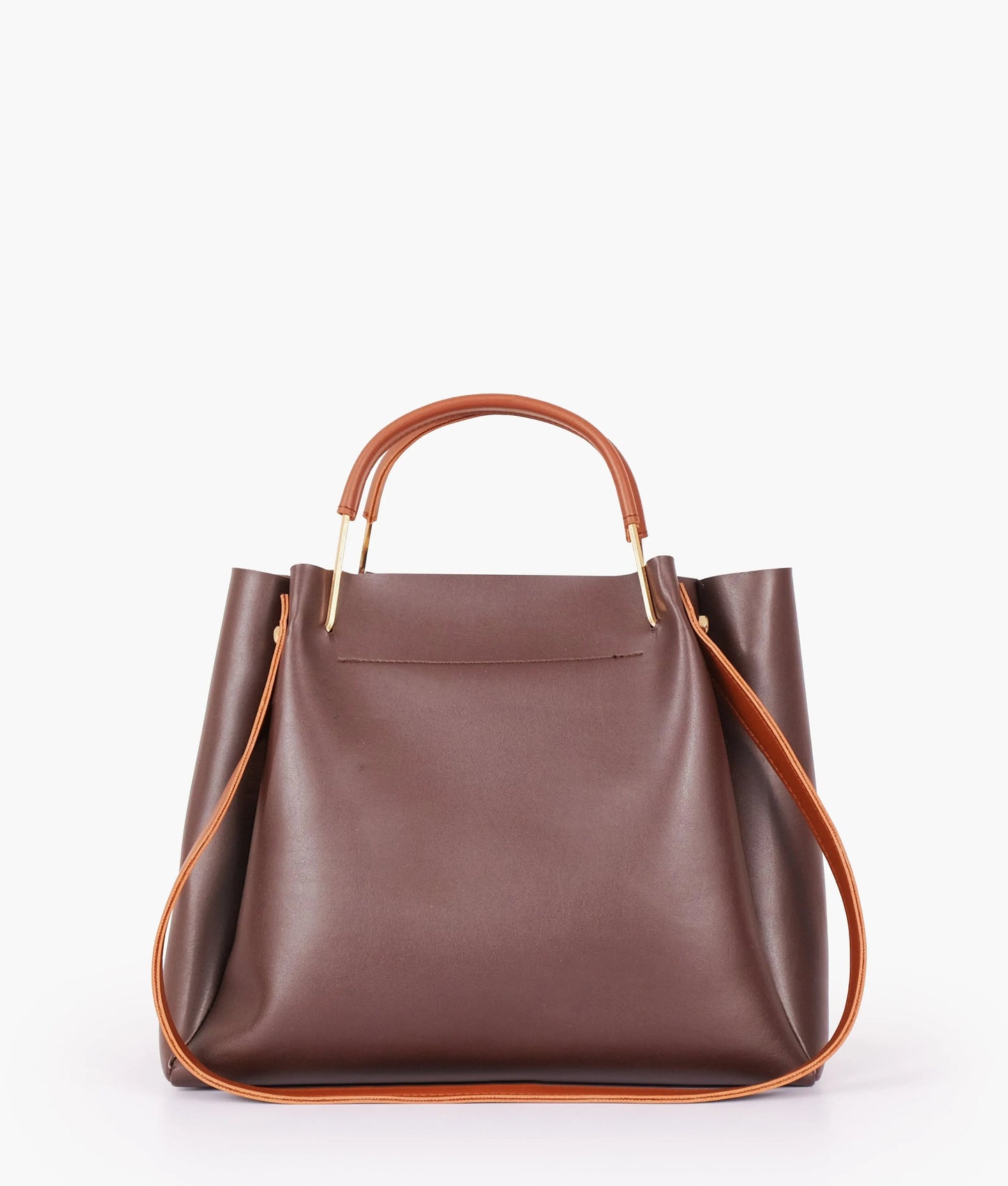 Brown 2 in 1 Ladies Tote Bag 8850-12 GALAXY BAGS