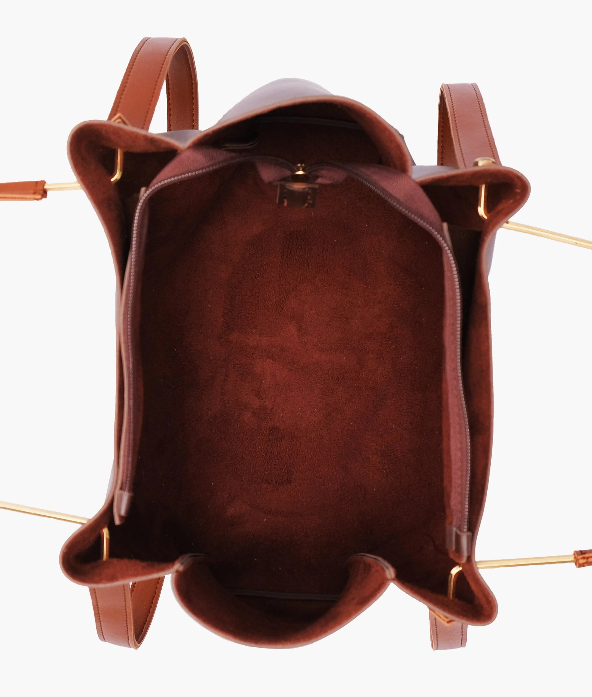 Brown 2 in 1 Ladies Tote Bag 8850-12 GALAXY BAGS