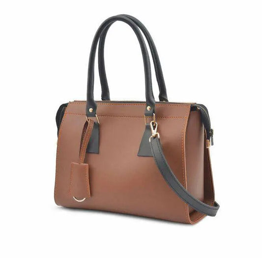 Brown Top Handel Bag 666 GALAXY BAGS