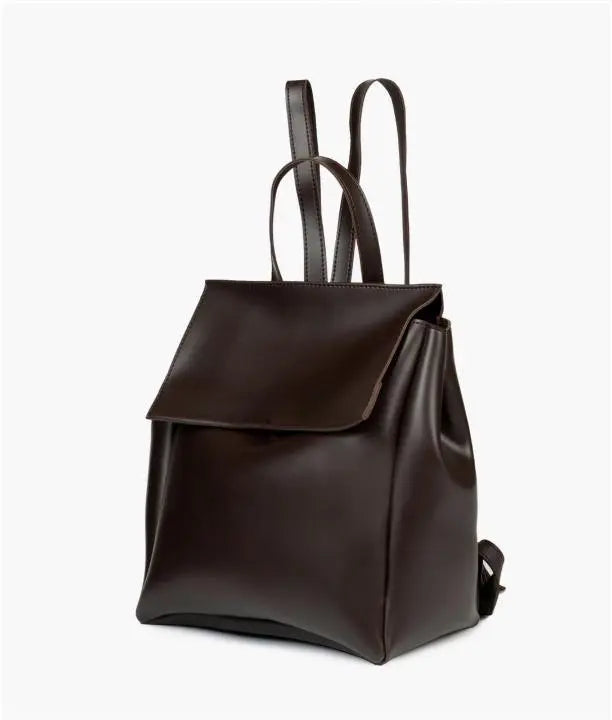 Brown Women Leather Backpacks 557 GALAXY BAGS
