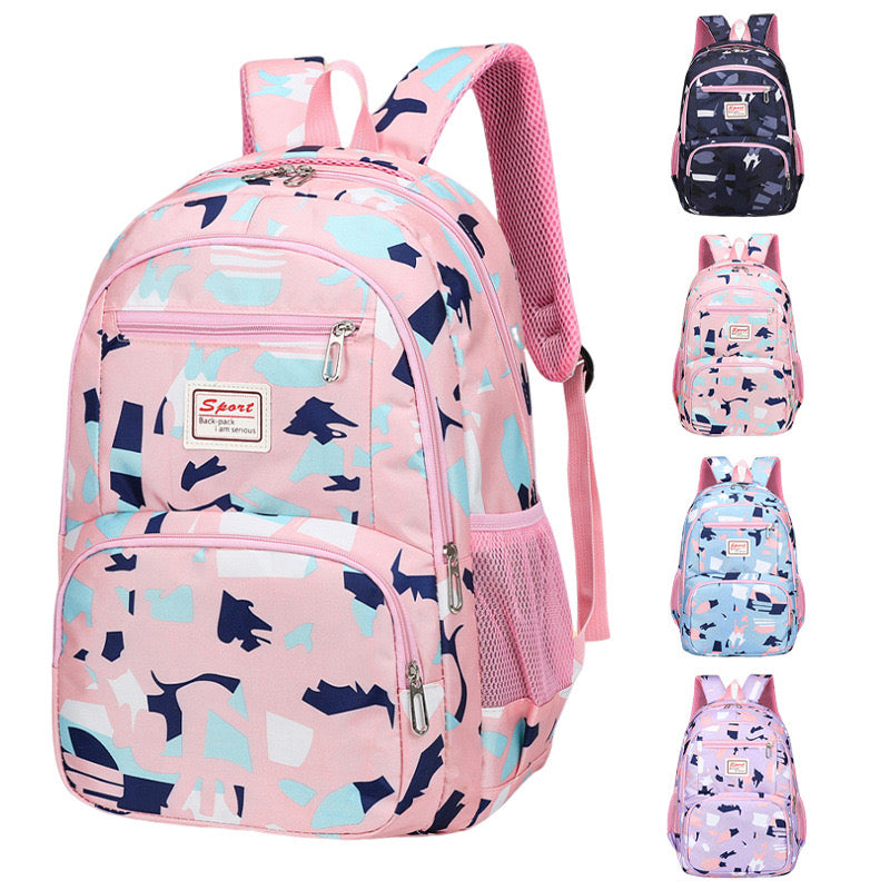 School Bag Multifunction Colorful Printing Backpack 1639-7 GALAXY BAGS