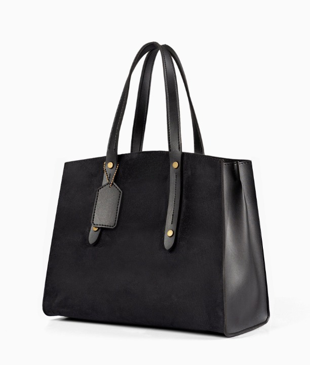Black Velvet Handbag For Girls 598 GALAXY BAGS