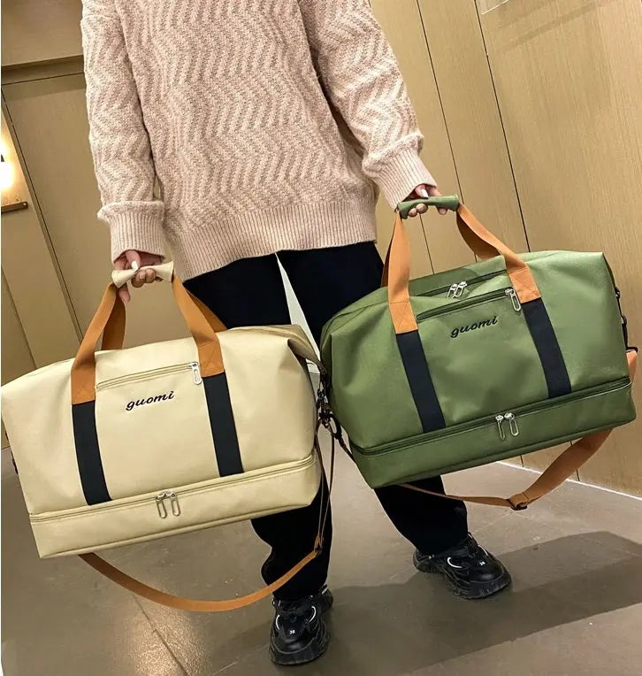Green Travel Duffel Bag for Men & Women 4130 GALAXY BAGS