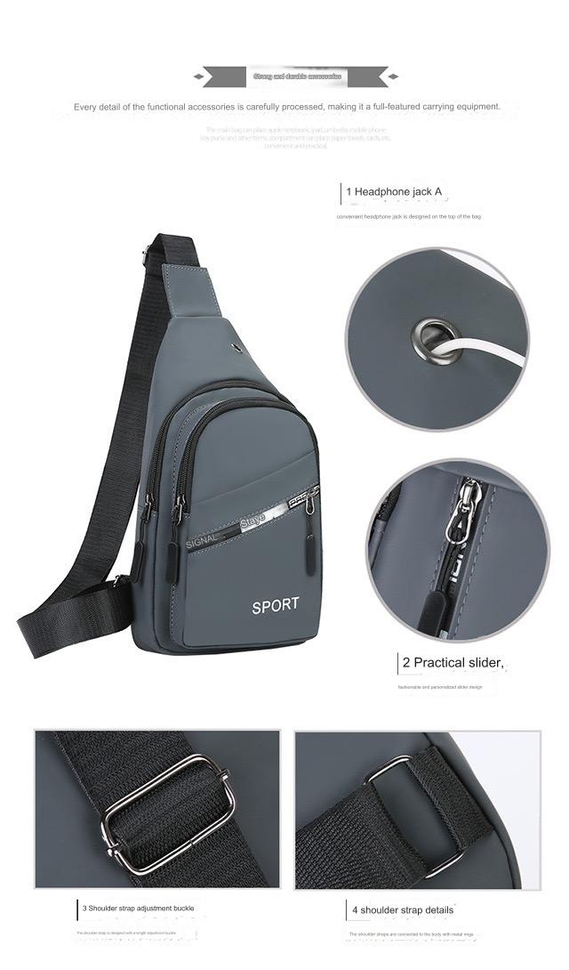 Grey Messenger Bags Sports Bag Gym Bag  4172 Galaxy Bags