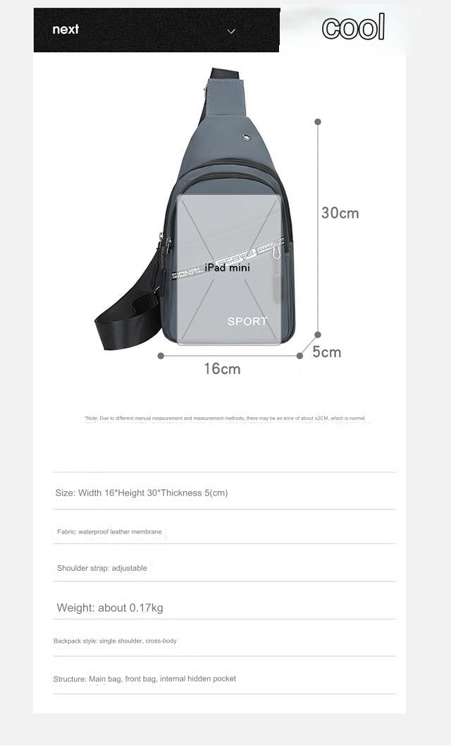 Grey Messenger Bags Sports Bag Gym Bag  4172 Galaxy Bags