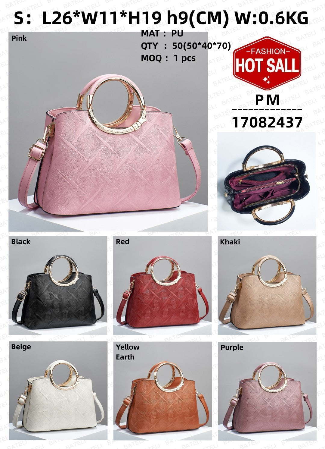 Stylish Handbag for Girls and Women 808-6 GALAXY BAGS