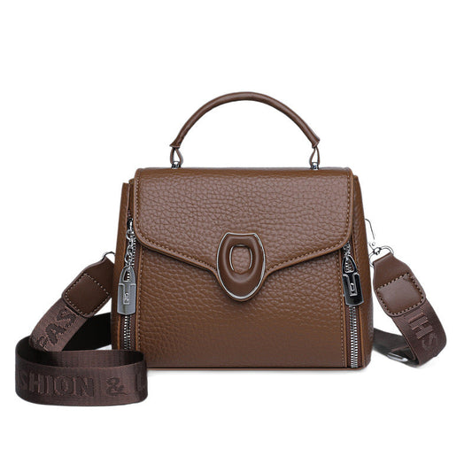 Stylish  Handbag with Top Handle & Shoulder Strap 555-12