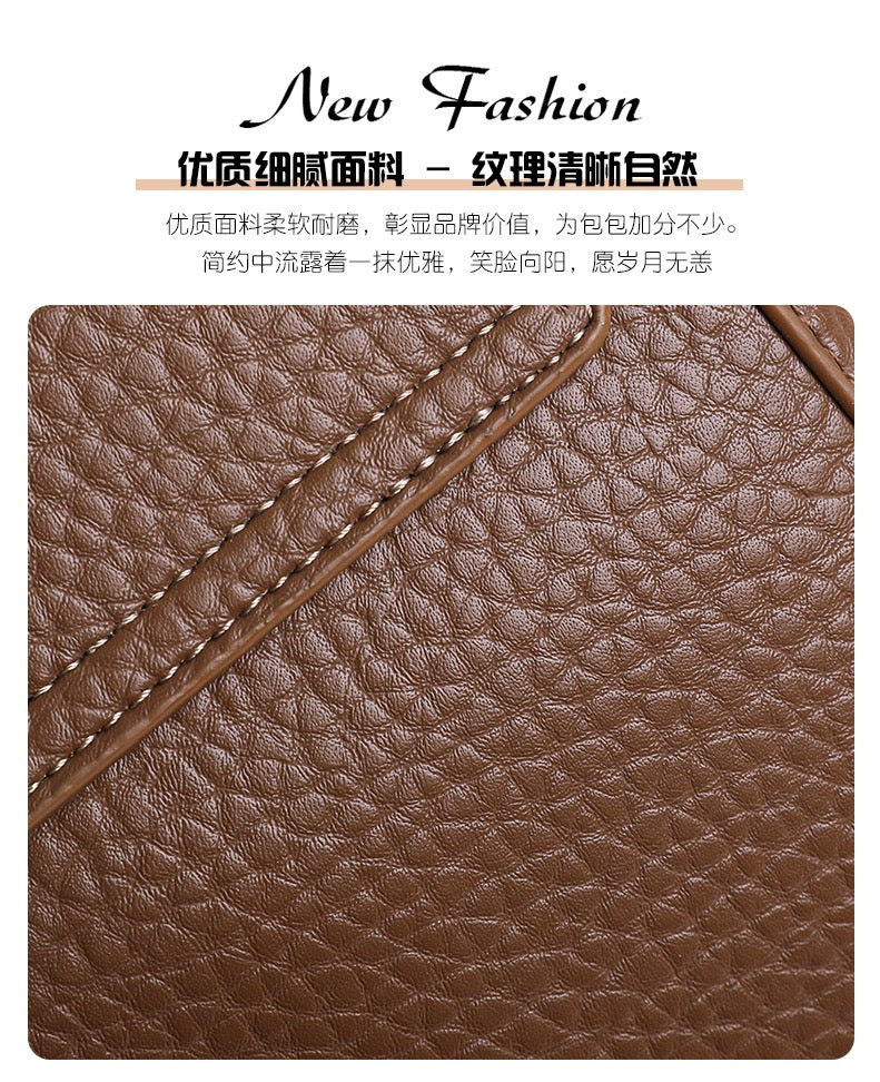 Stylish  Handbag with Top Handle & Shoulder Strap 555-12