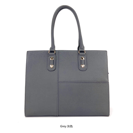 Miss Susan 15.6 Inch Camel Tote Bag – Stylish Women Work & Office Handbag 1031-2