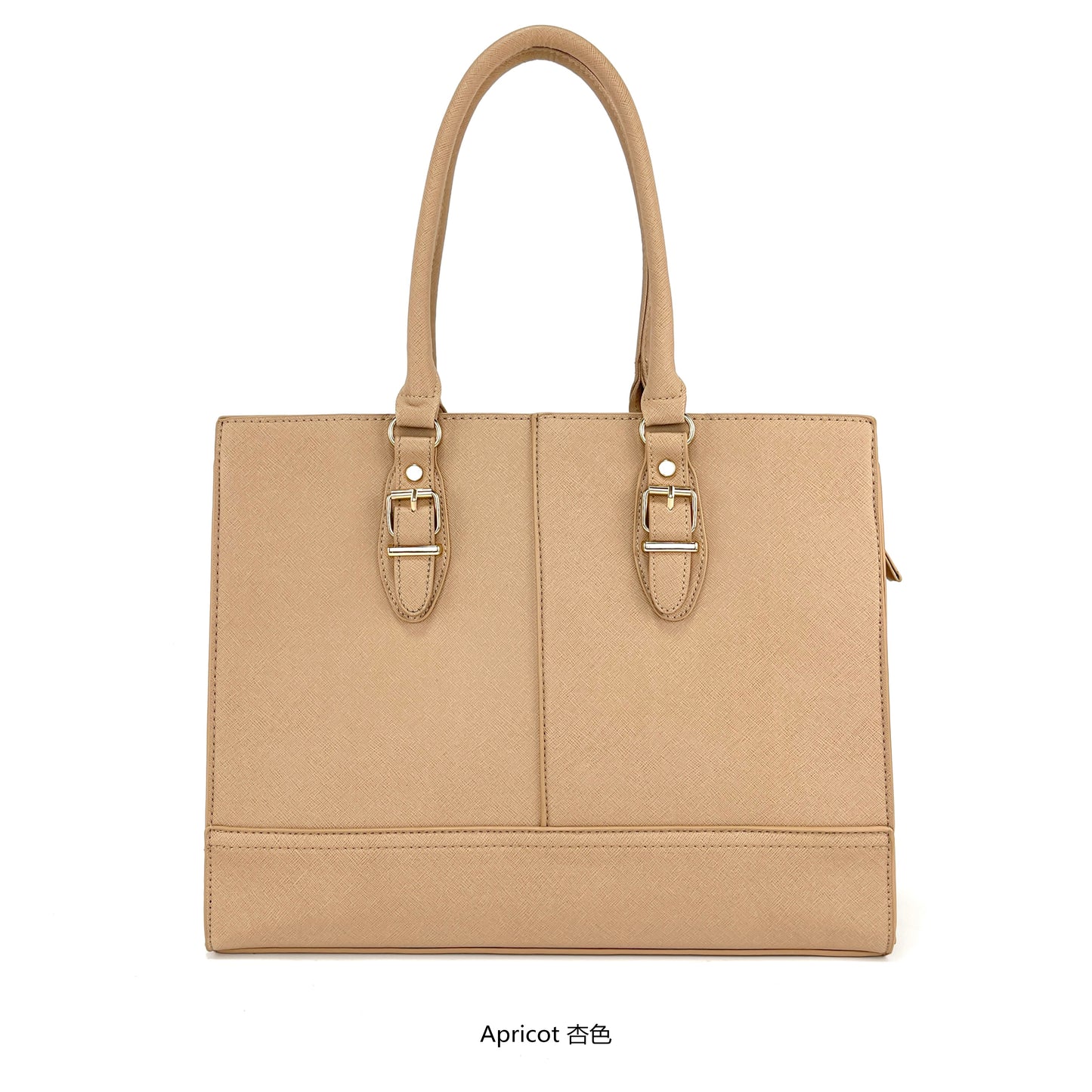 Miss Susan 15.6 Inch Camel Tote Bag – Stylish Women Work & Office Handbag 1030